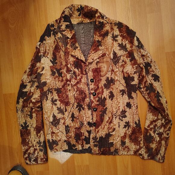 UbU Handcrafted Jacket & Shell Set – Fall Leaves Palette – Size Small - Picture 2 of 14